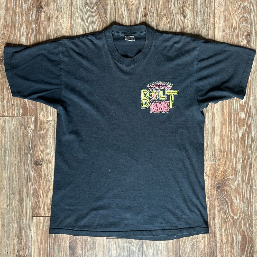 Vintage Lightning Bolt Baja Chameleon T-Shirt - Picture 2 of 7